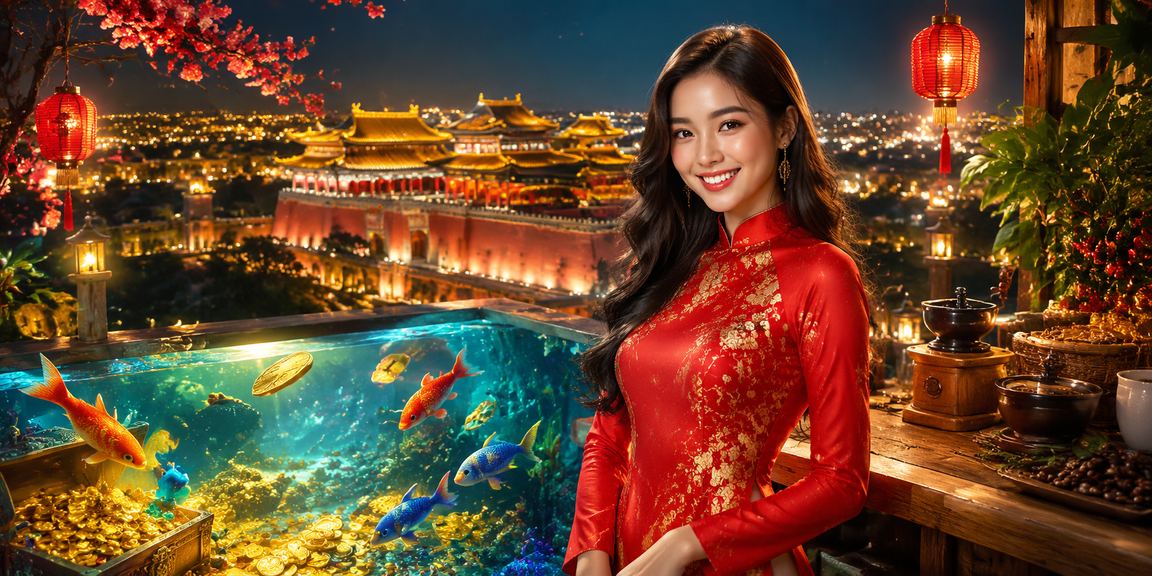 Người dùng tại Huế ngồi quán cà phê dùng điện thoại xem khuyến mãi casino và đặt cược trực tuyến