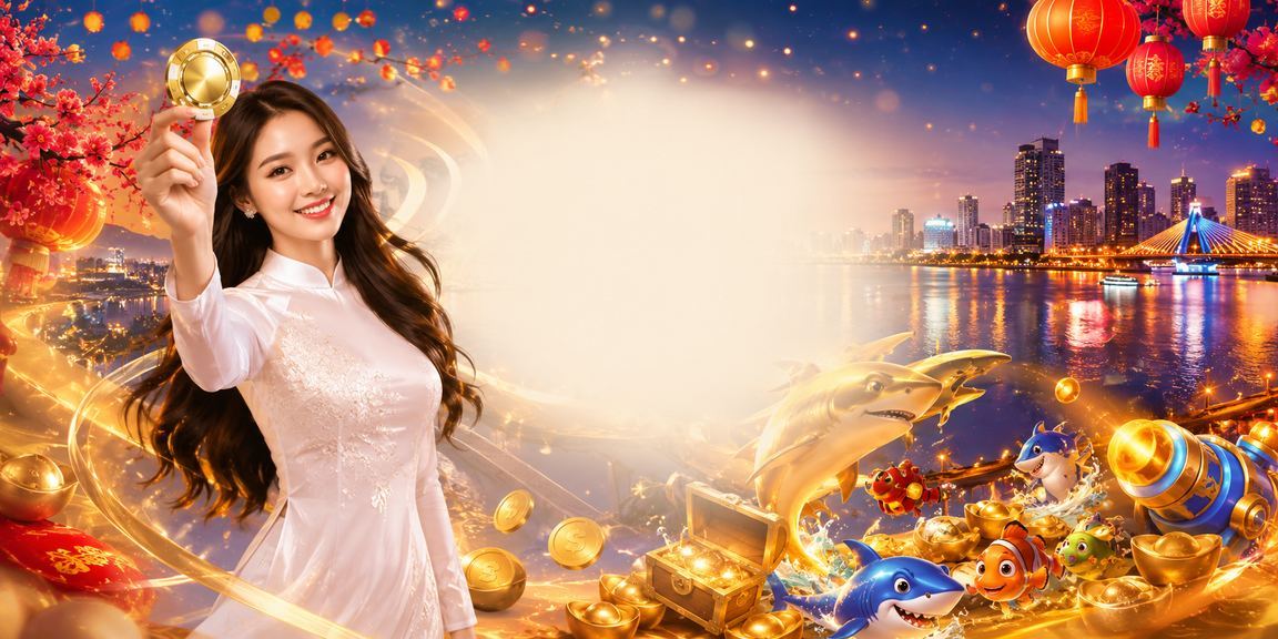 Người dùng tại Sài Gòn mặc áo dài chơi game bắn cá trong dịp lễ và nhận ưu đãi khuyến mãi đặc biệt